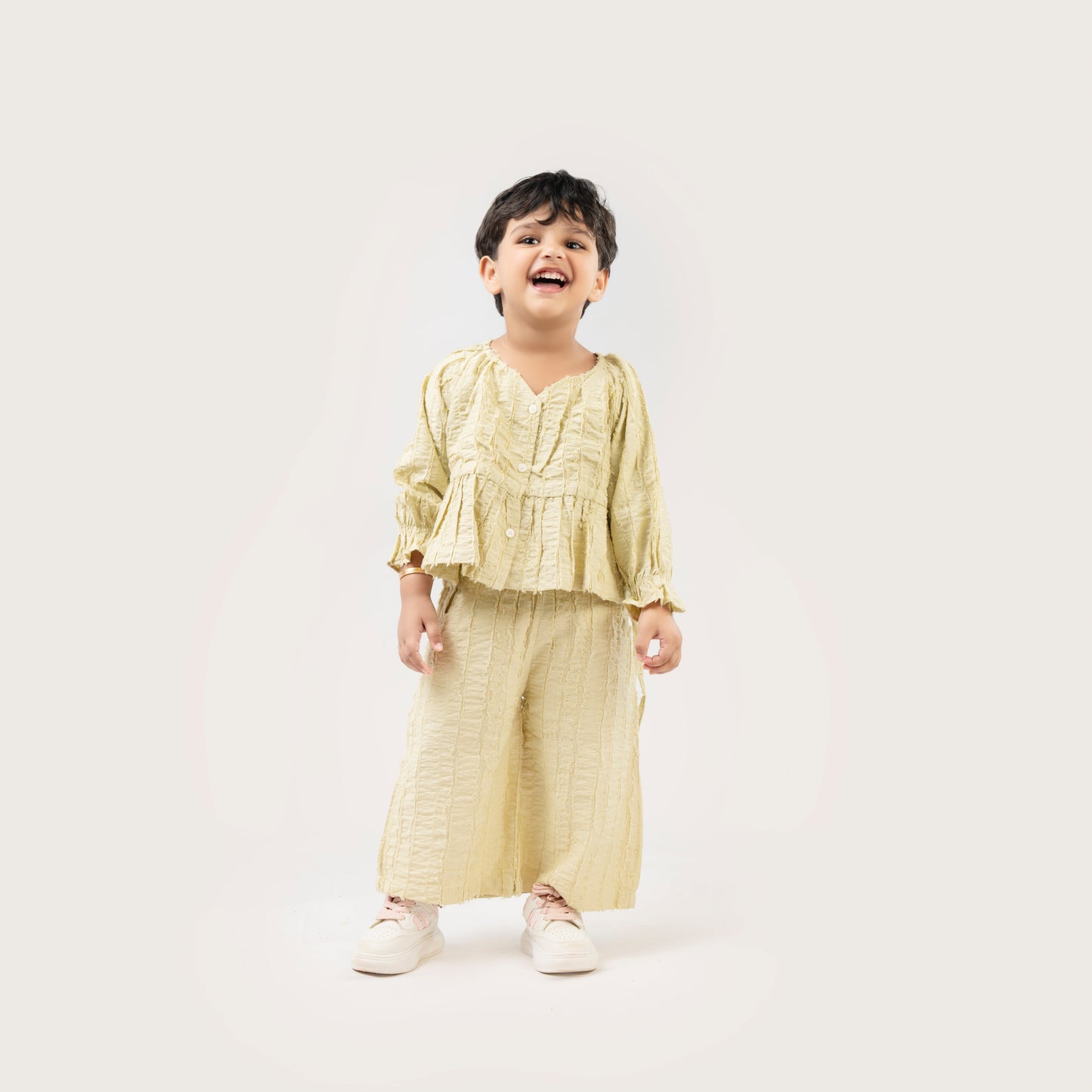 PICCINO POPLIN PUFF SLEEVE PAIR