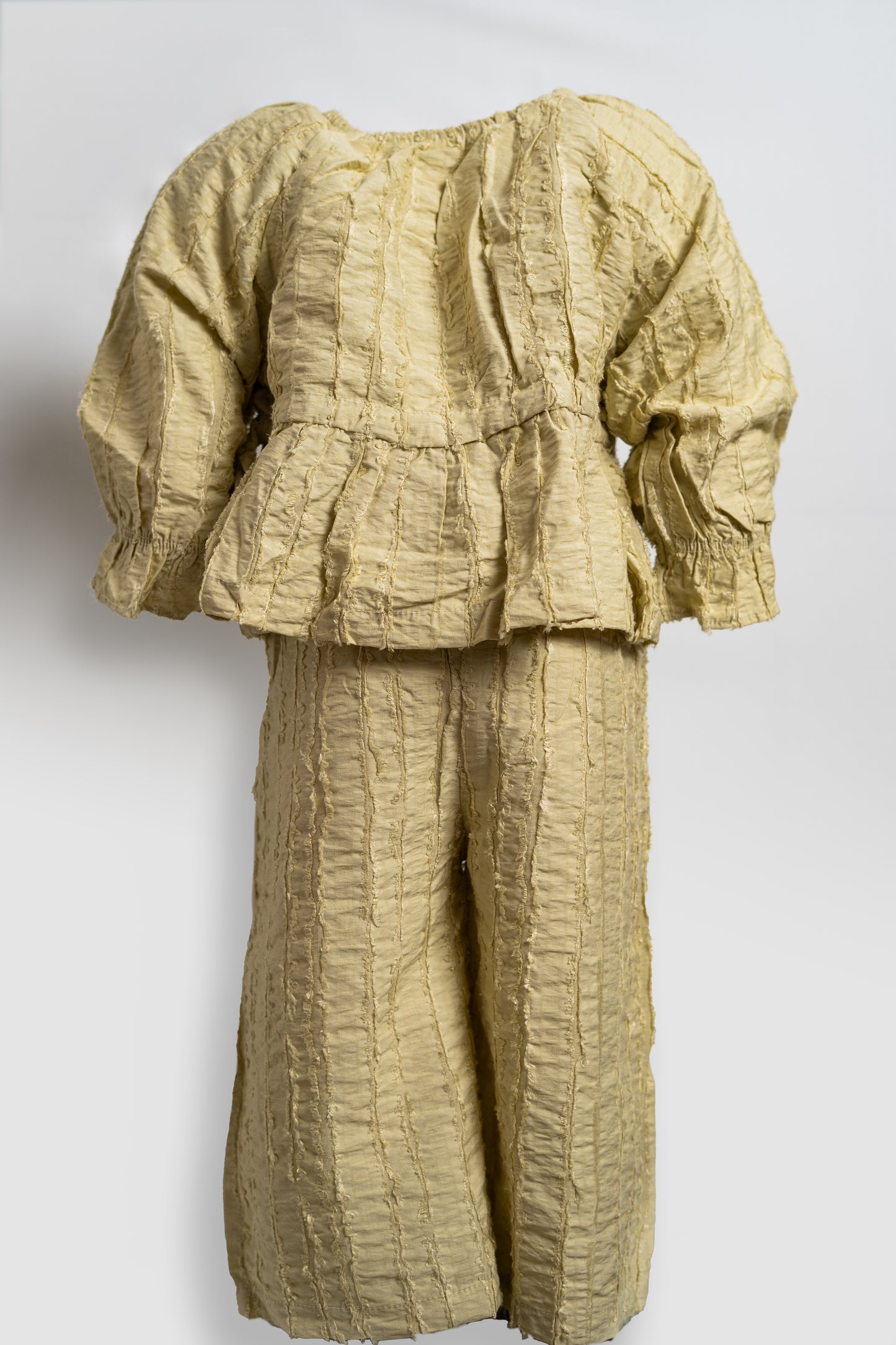 PICCINO POPLIN PUFF SLEEVE PAIR