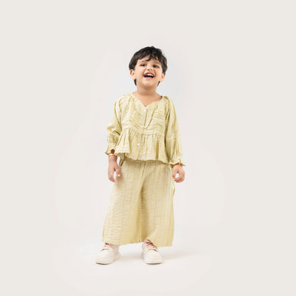 PICCINO POPLIN PUFF SLEEVE PAIR