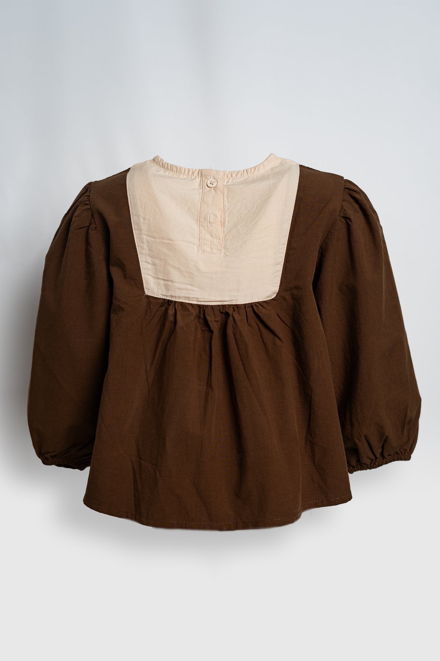 POLKA EMBROIDERED TOP