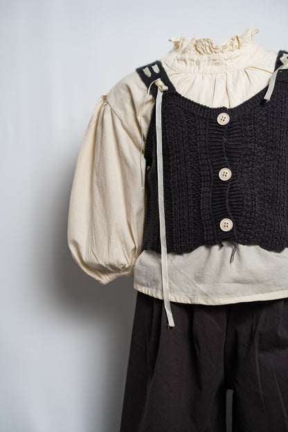 TRELLIS CROPPED VEST PAIR