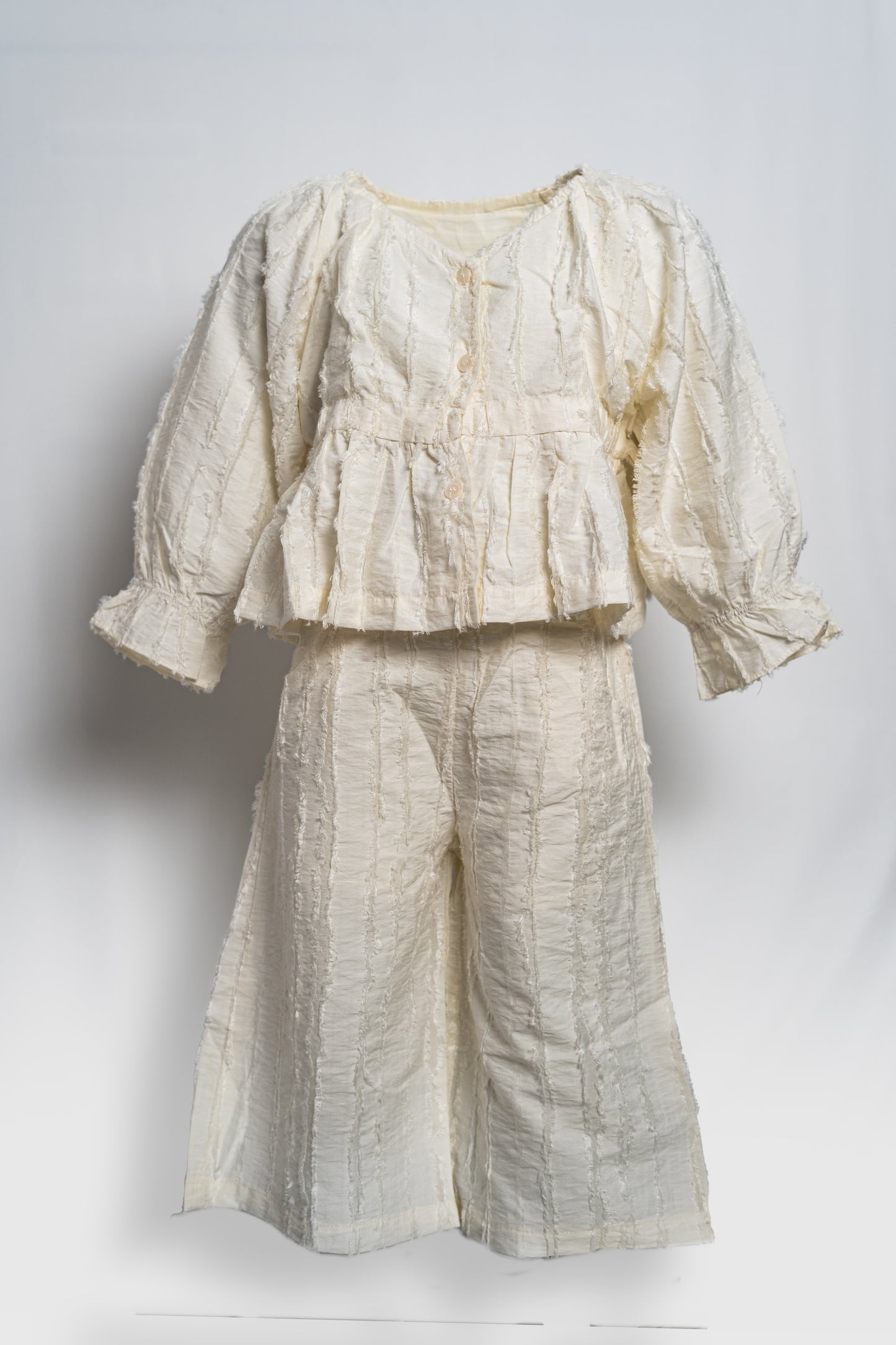 PICCINO POPLIN PUFF SLEEVE PAIR