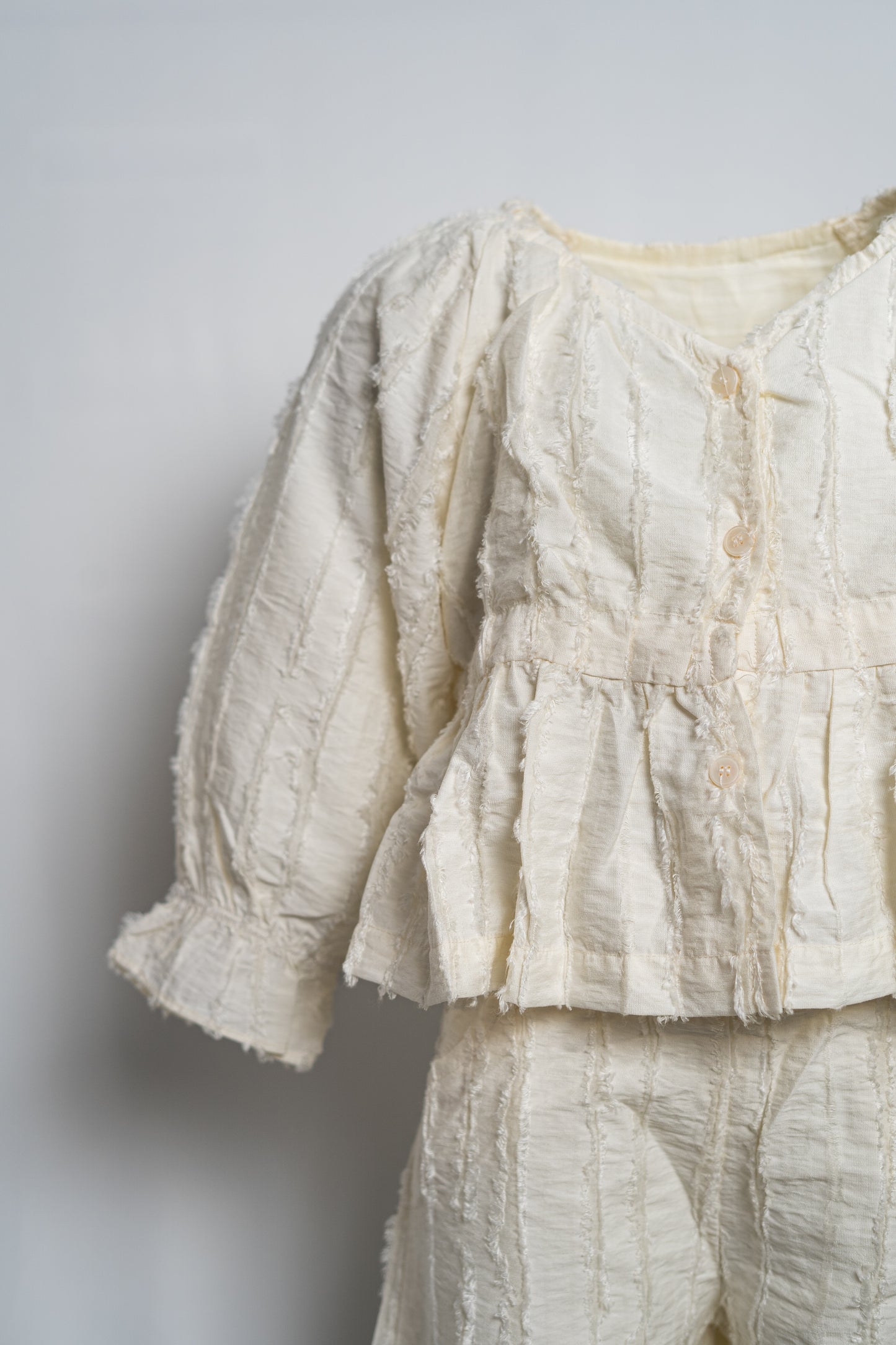 PICCINO POPLIN PUFF SLEEVE PAIR