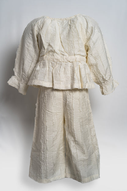 PICCINO POPLIN PUFF SLEEVE PAIR