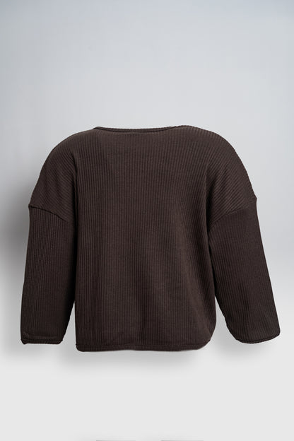 TEXTURED KNIT T-SHIRT