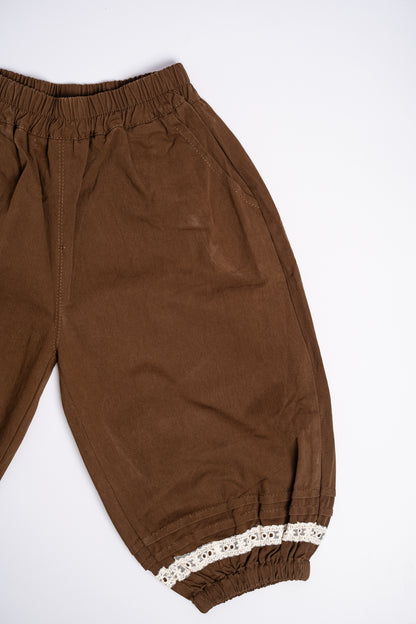 EMBROIDERED JOGGER PANTS