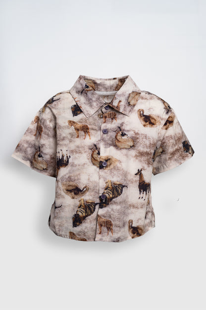 ANIMAL PRINTED SHIRT