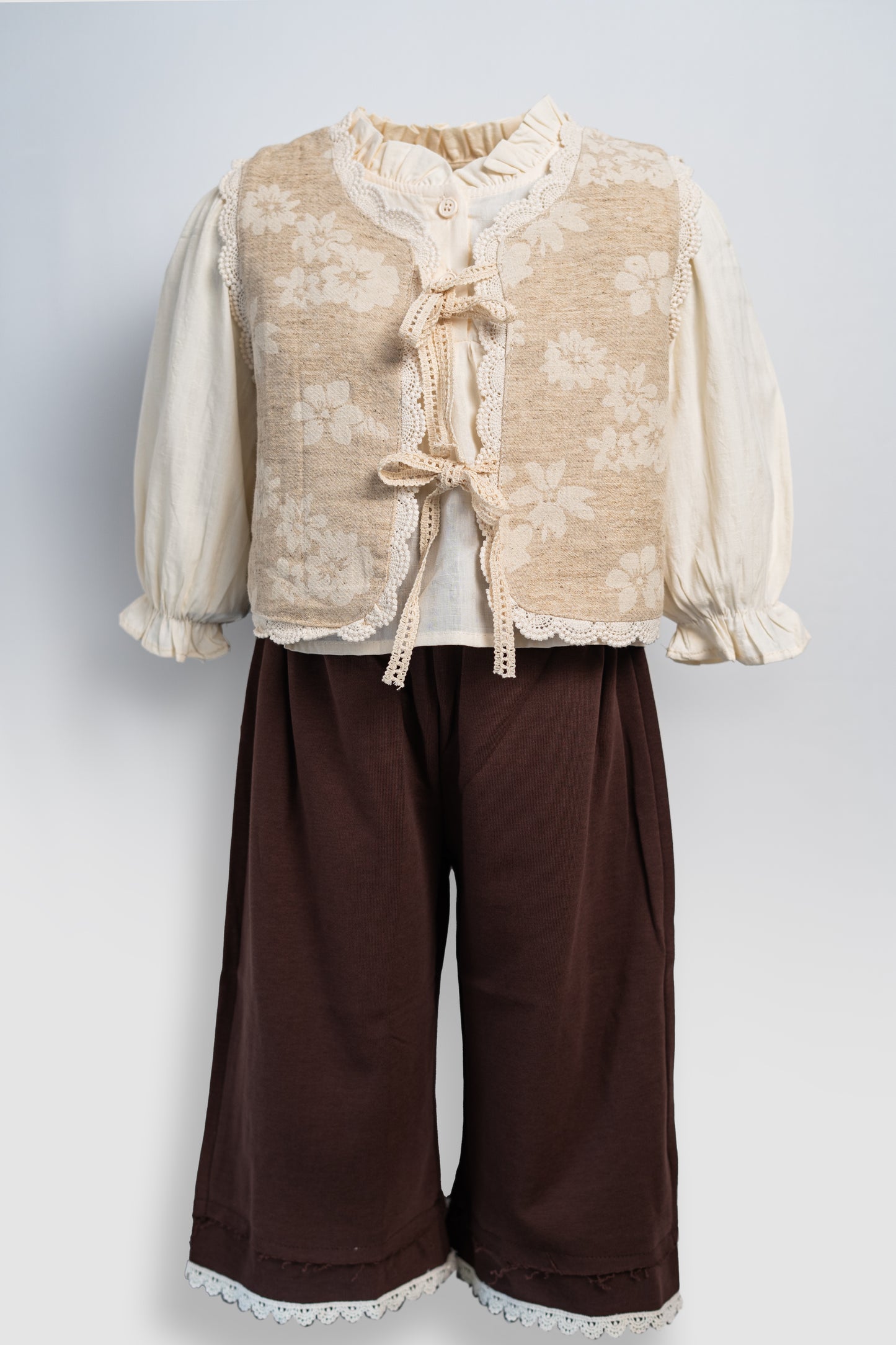 FLORAL WOOLEN SET