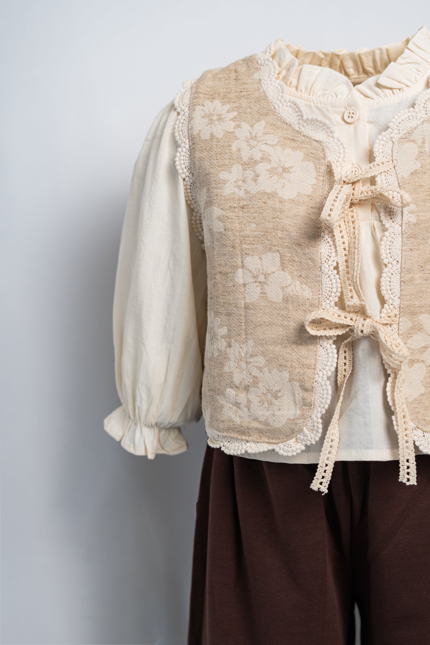FLORAL WOOLEN SET
