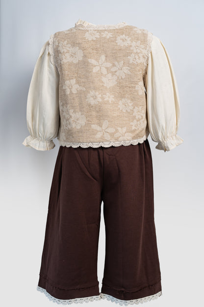 FLORAL WOOLEN SET
