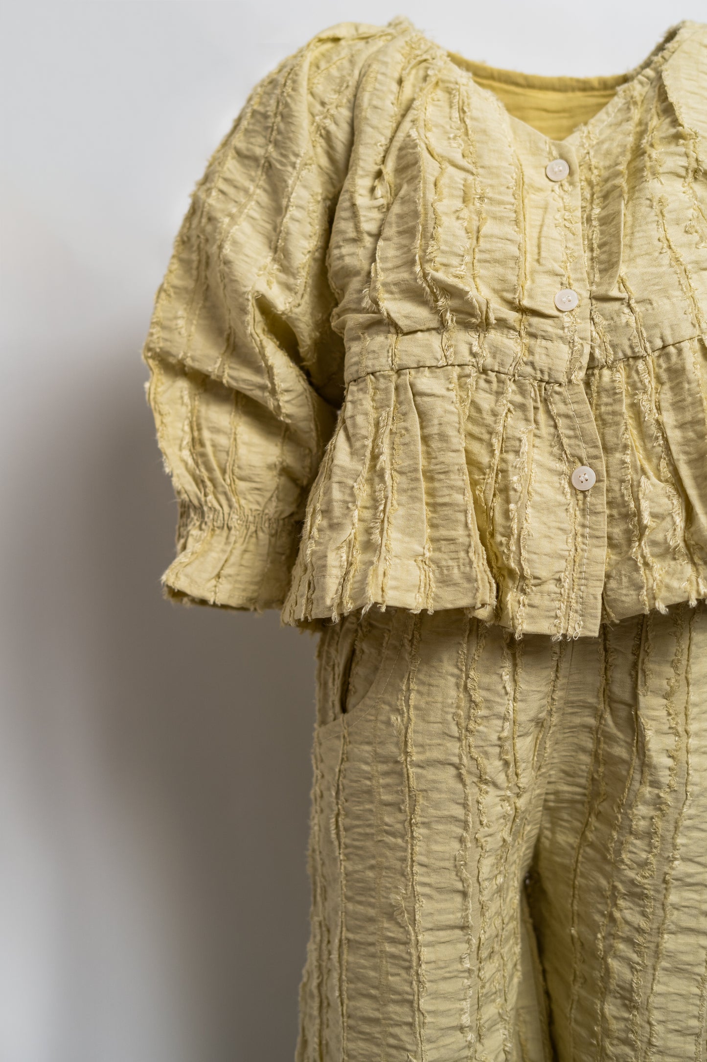 PICCINO POPLIN PUFF SLEEVE PAIR