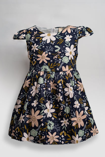 MIDNIGHT BLOSSOM FROCK