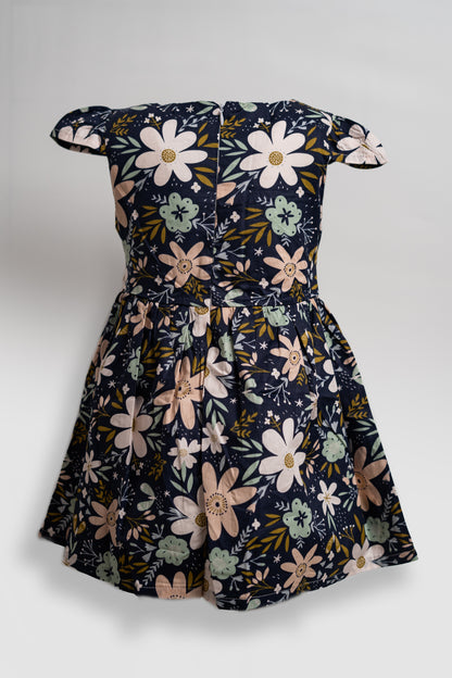 MIDNIGHT BLOSSOM FROCK